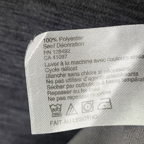 Mens Heather Gray Greg Norman Pullover Shirt 1/4 Zip Long Sleeve Mock Neck L - Picture 7 of 11